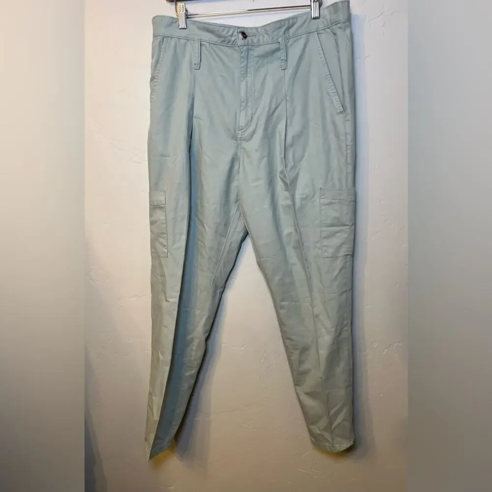NWT Sam Edelman Women’s Utility Trouser Seafoam Size 14 / 32 - Picture 4 of 9